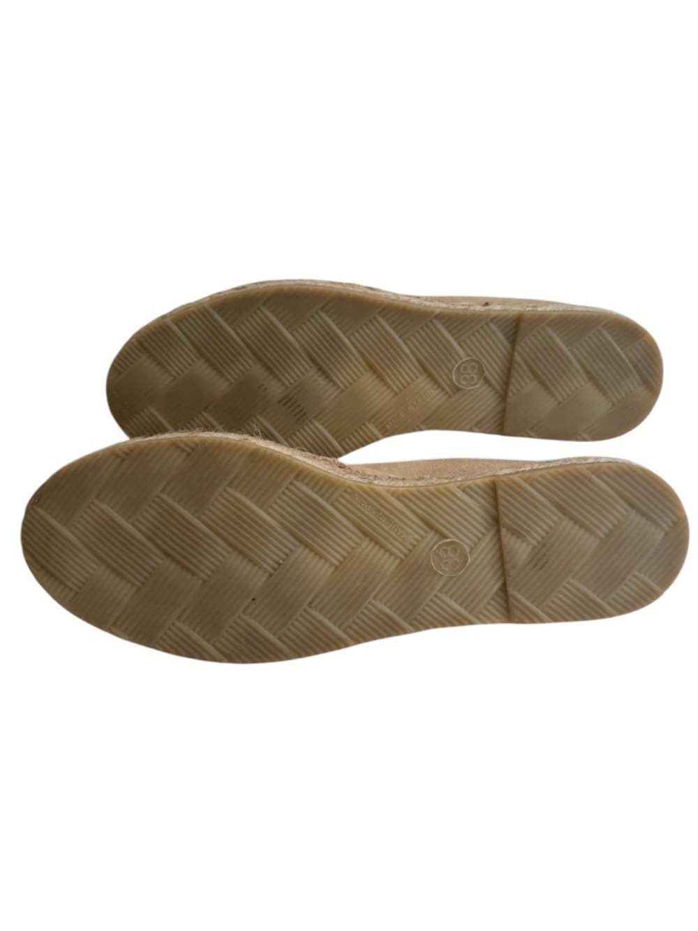Fabiolas Beige Floral Embroidered Espadrille Flats - Picture 3 of 4